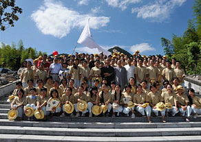 安徽黃山梓路寺第二屆善地禅學(xué)夏令營開(kāi)營