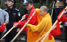 甯波霞嶼禅寺圓通寶殿聖像開(kāi)光暨藏經(jīng)樓奠基法會(huì)舉行