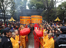 蘇州寒山寺舉行文殊普賢菩薩聖像開(kāi)光法會(huì)