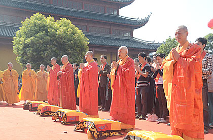 上海吳興寺舉行建寺1500周年慶典暨大悲閣奠基儀式